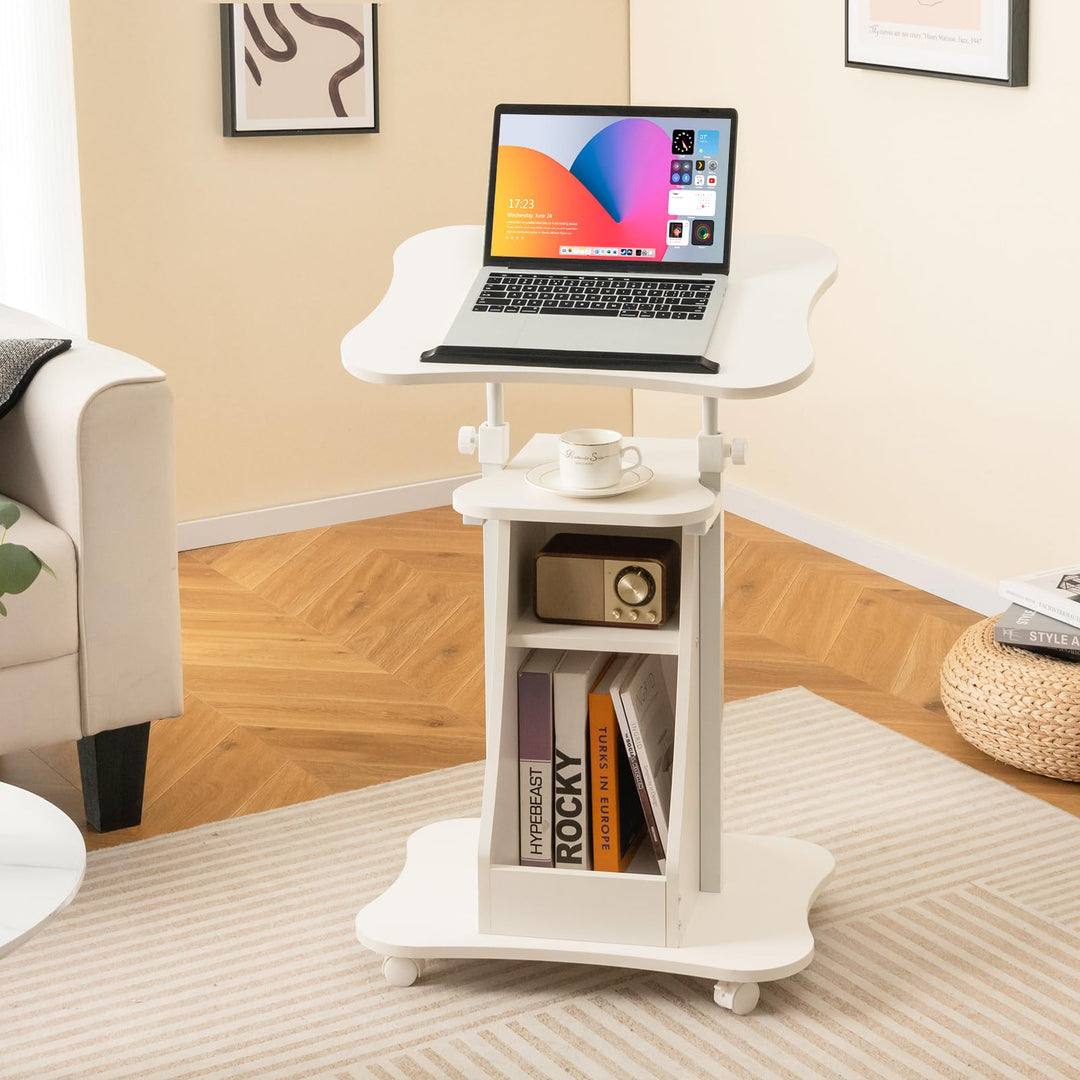 Giantex Mobile Podium Stand