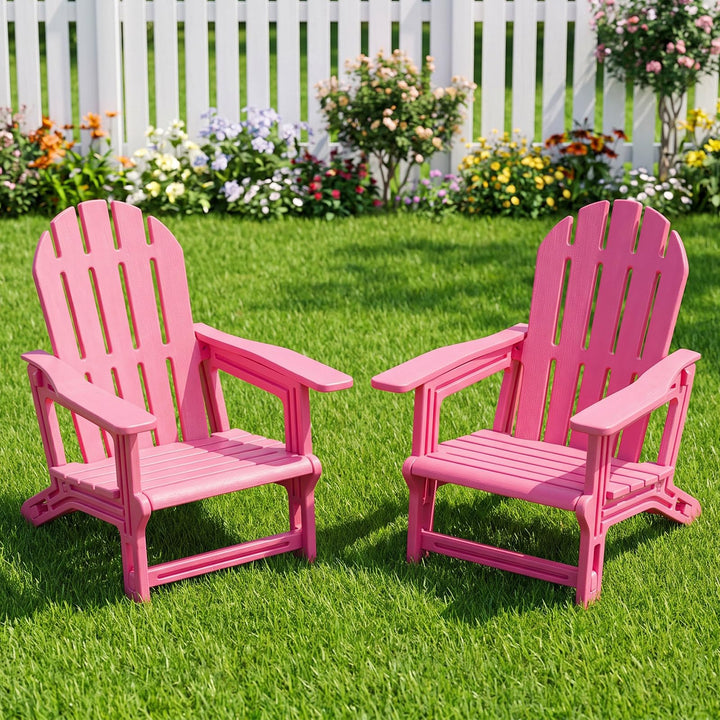 GIANTEX Kids Adirondack Chair | Kids Beach Chair for Age 3+ (1/2/4)