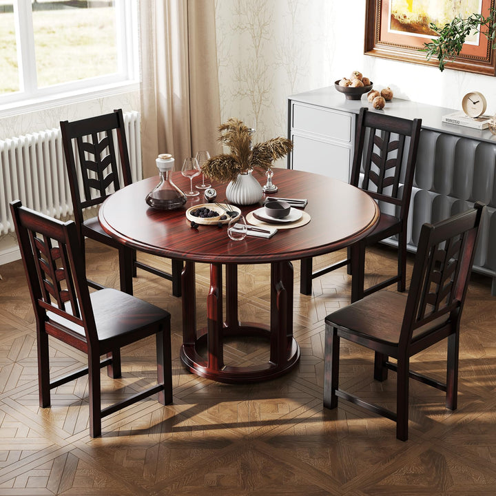 Giantex Wooden Dining Chairs Set of 2/4