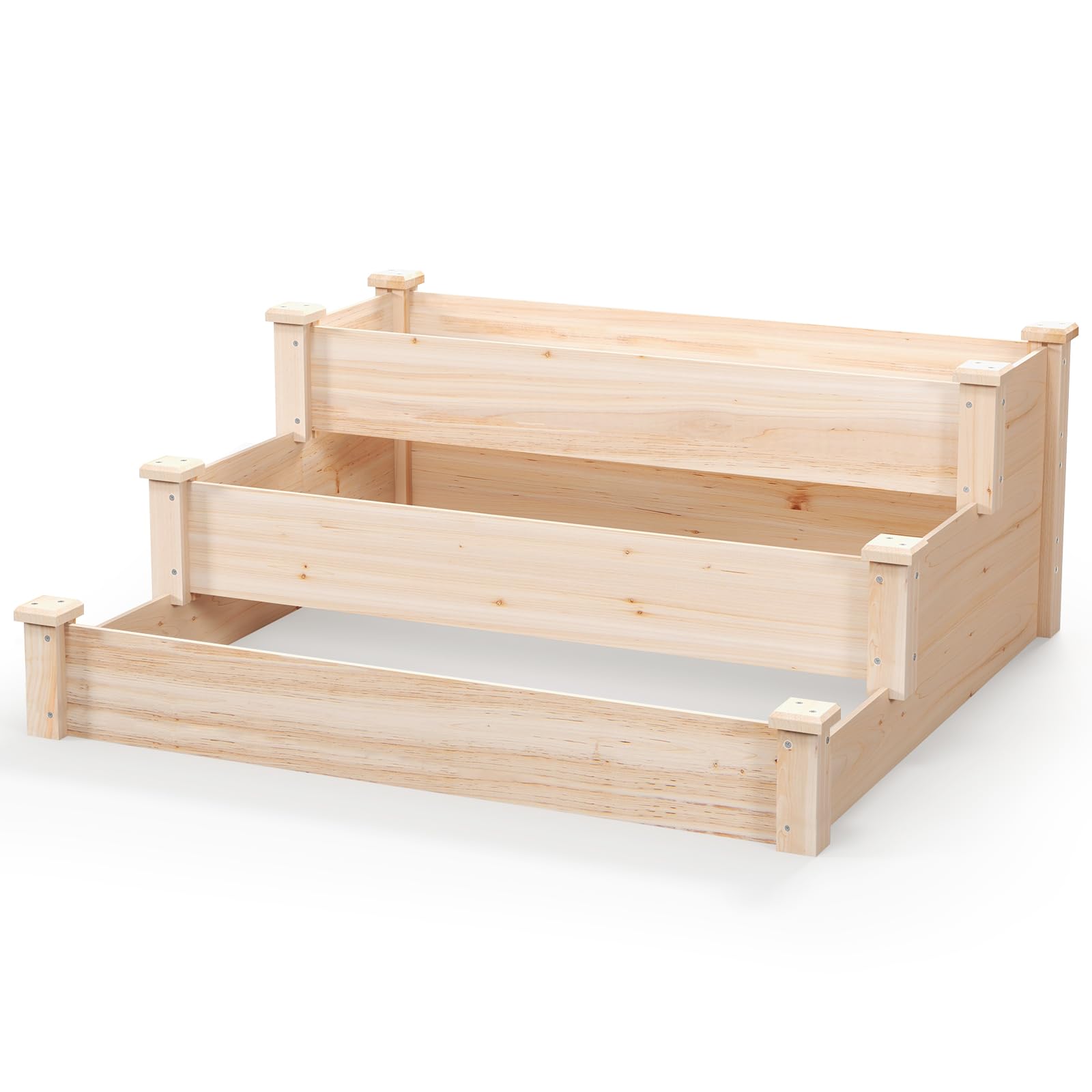 Giantex 3-Tier Raised Garden Bed, Tiered Planter Box