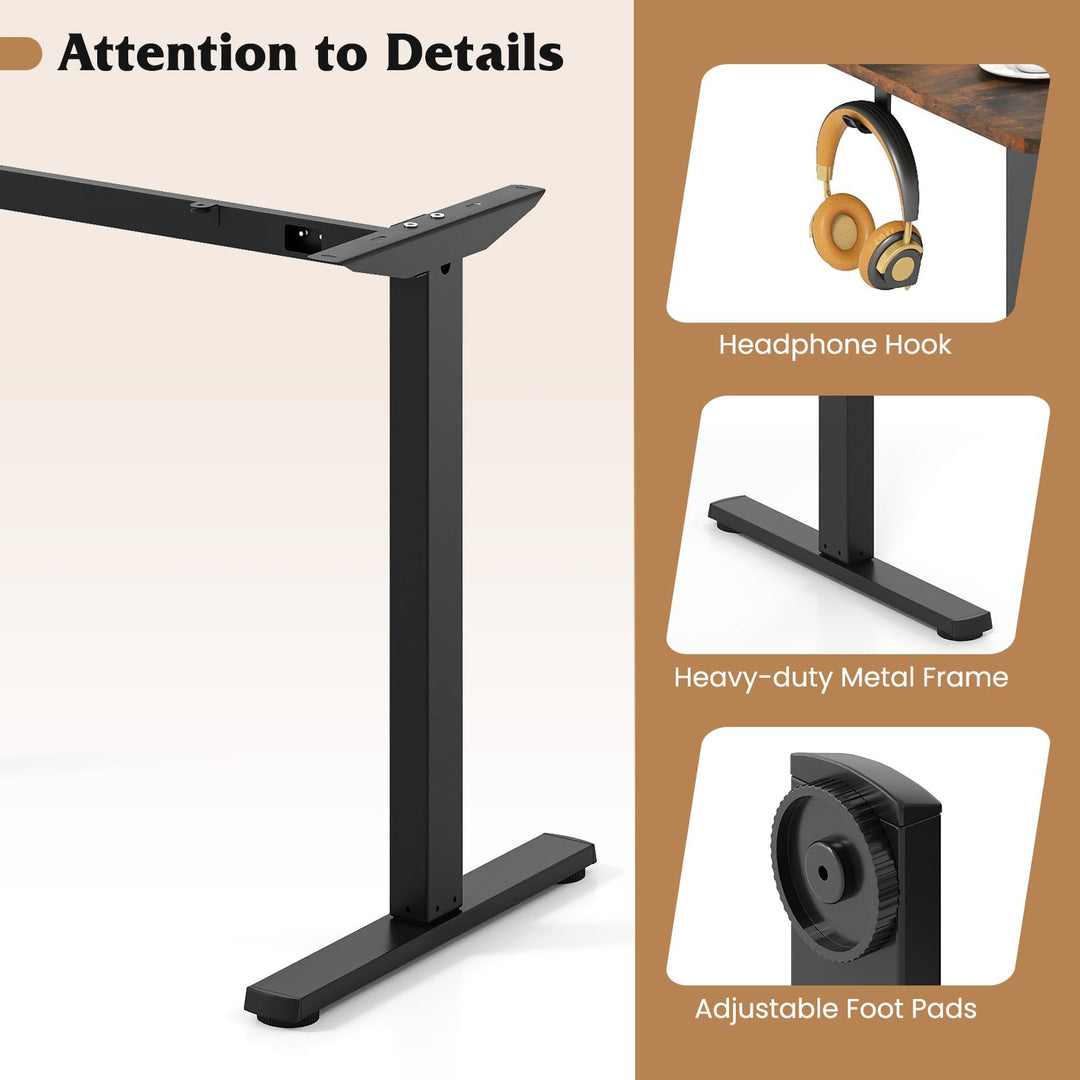 Giantex Electric Standing Desk Frame Height Adjustable Table