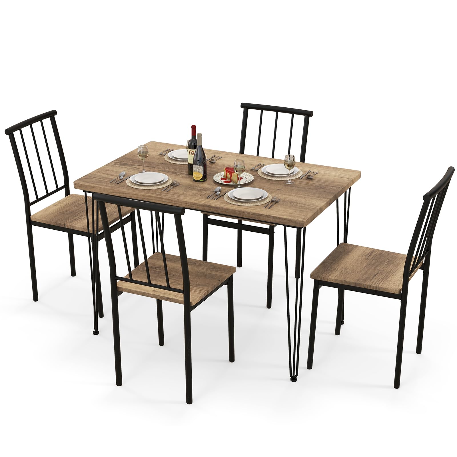 Giantex 5-Piece Dining Table Set