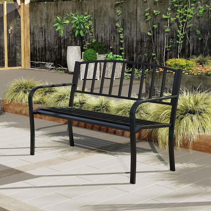 Giantex 660lbs Patio Garden Bench with Backrest