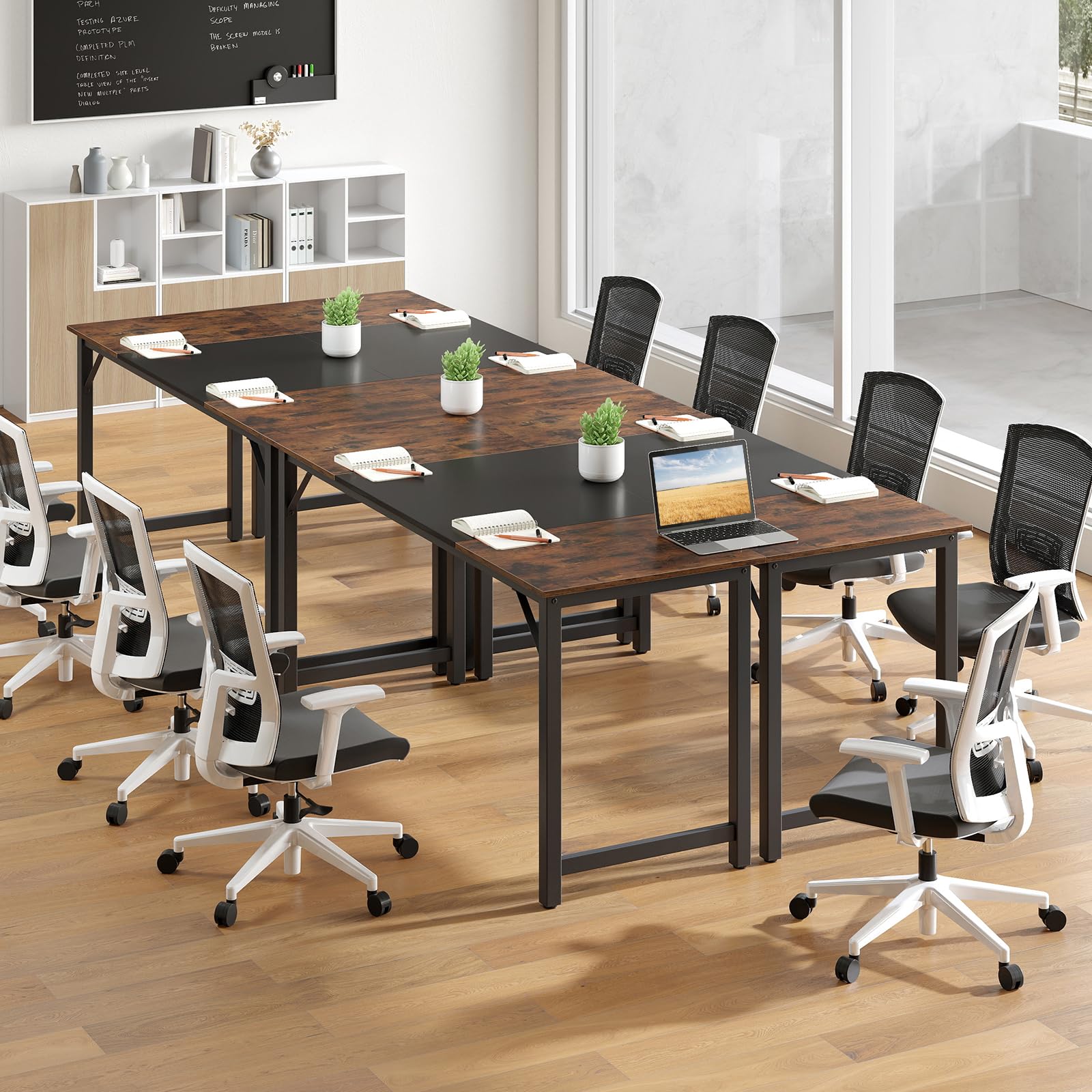 Giantex 1/2/4/6 PCS 63" x 24" Rectangular Large Meeting Room Desk