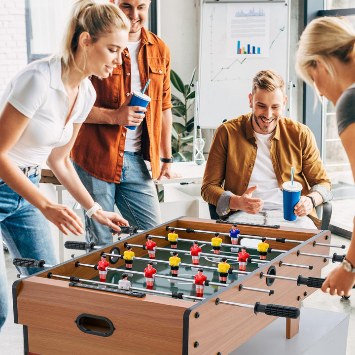 Giantex 4-in-1 Multi Game Table, Combo Foosball Game Table Top w/Billiards, Ping Pong, Push Hockey for Home, Game Room