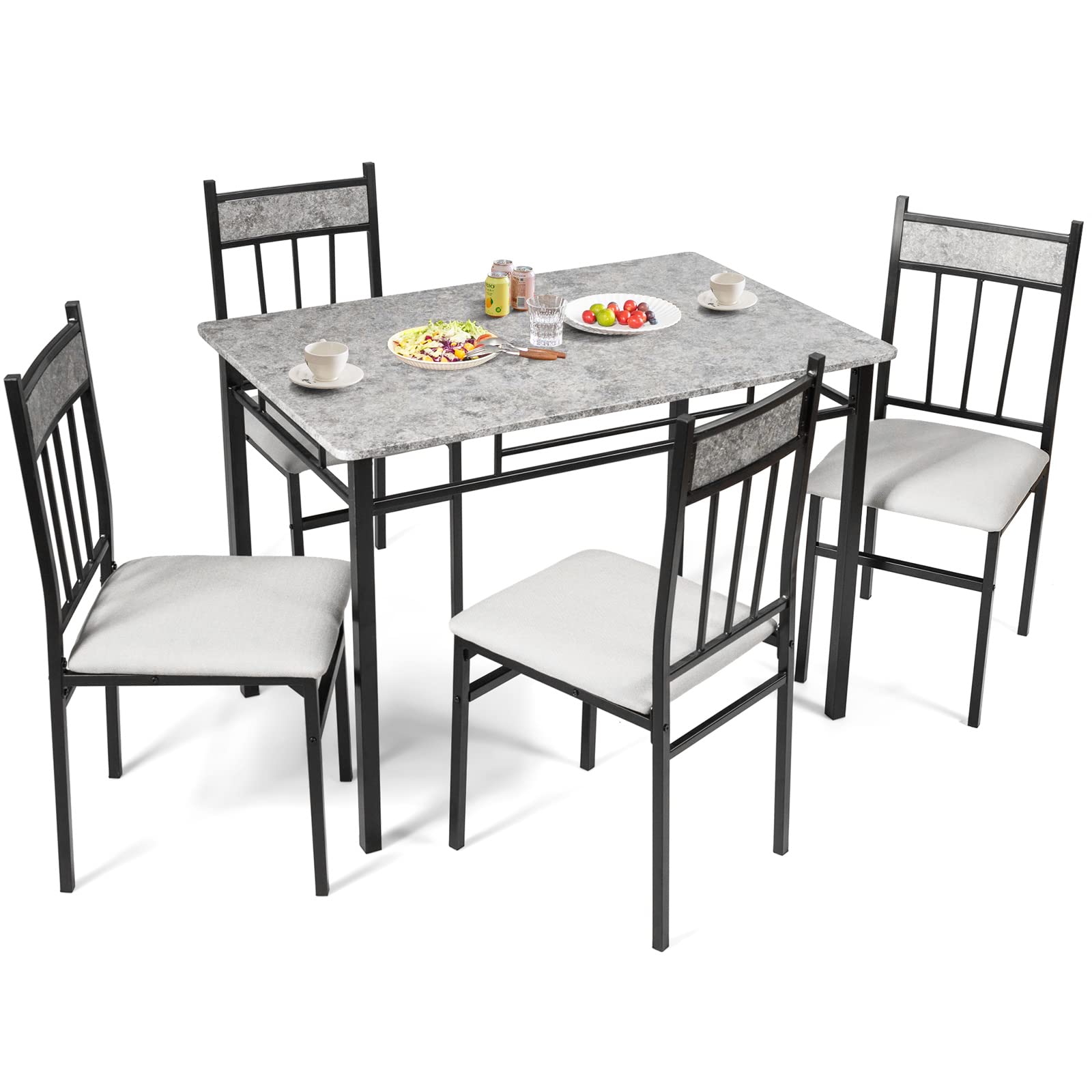 Giantex 5 Pieces Dining Table Set