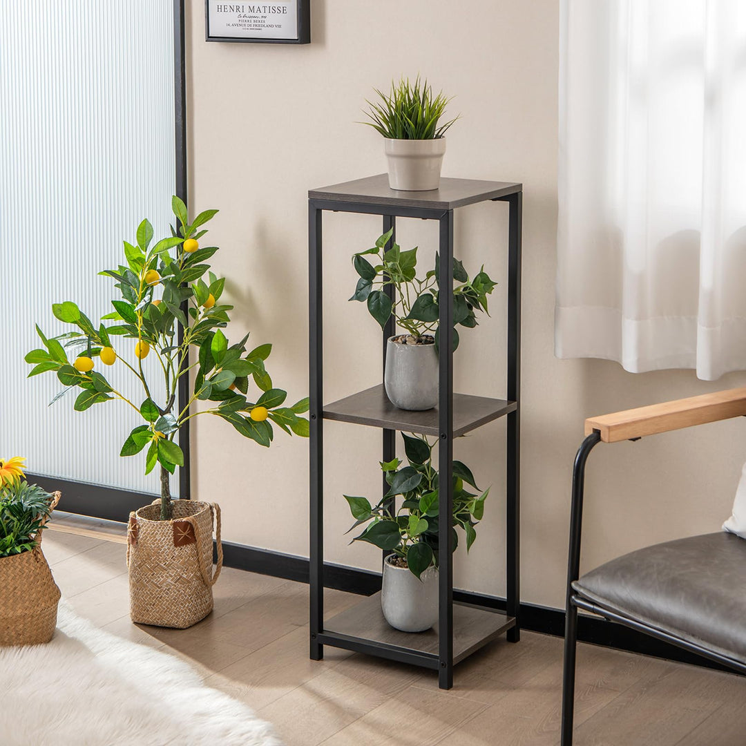 three tier indoor plant stand Giantex 3 Tier Tall Plant Stand Indoor, 36 Inch Corner Plant Holder wi – Giantexus