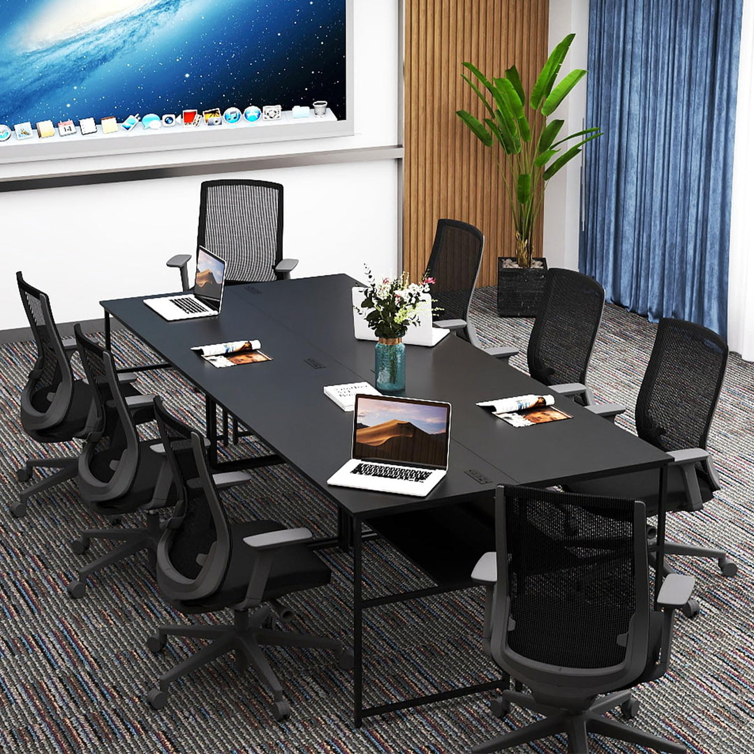 Giantex 55 Inch Computer Desk with Charging Station