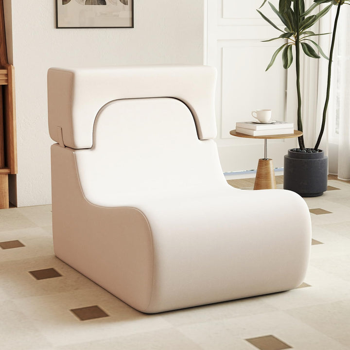 Giantex Floor Chair for Adults, Lazy Sofa with Detachable Headrest