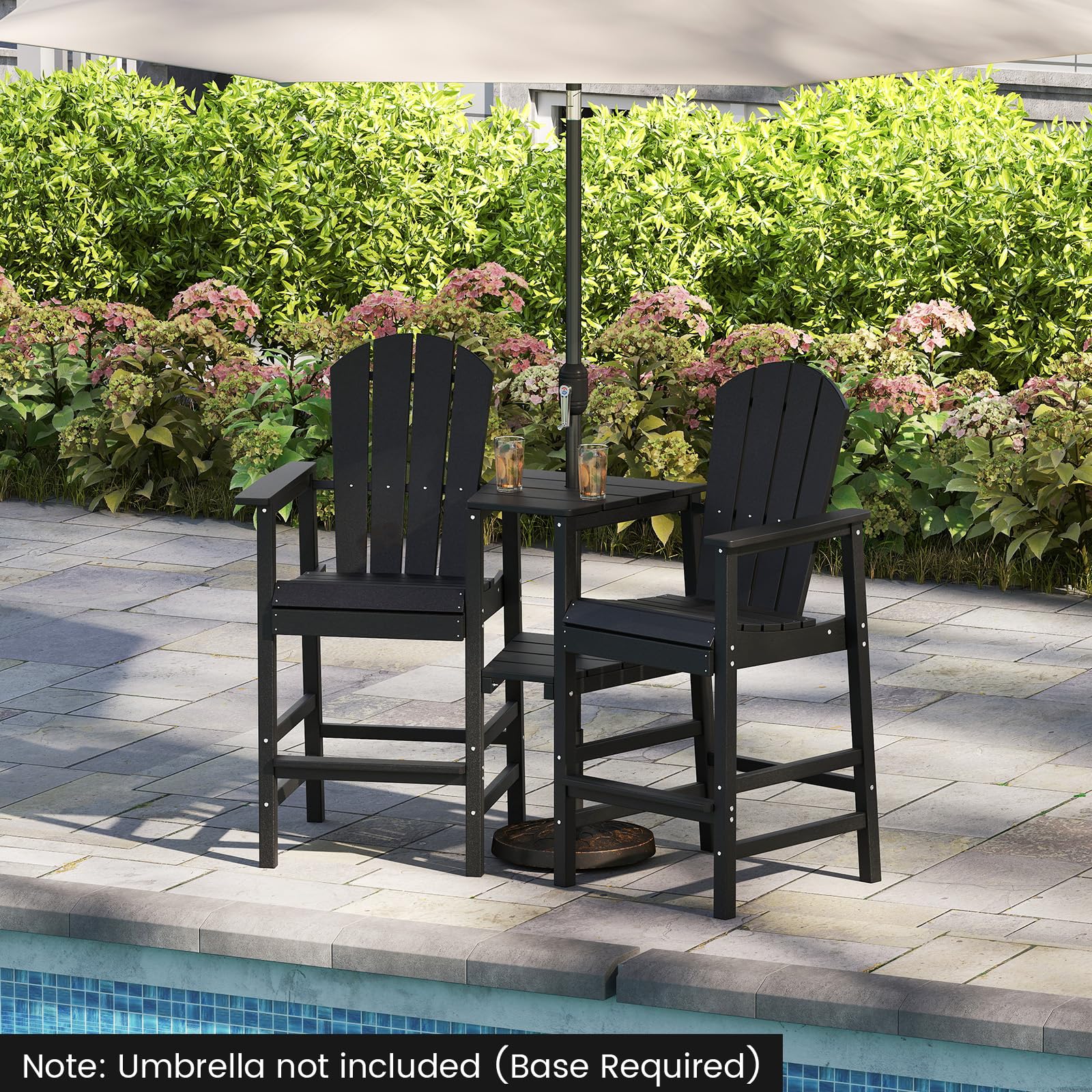 Giantex Outdoor Tall Adirondack Chairs Set of 2