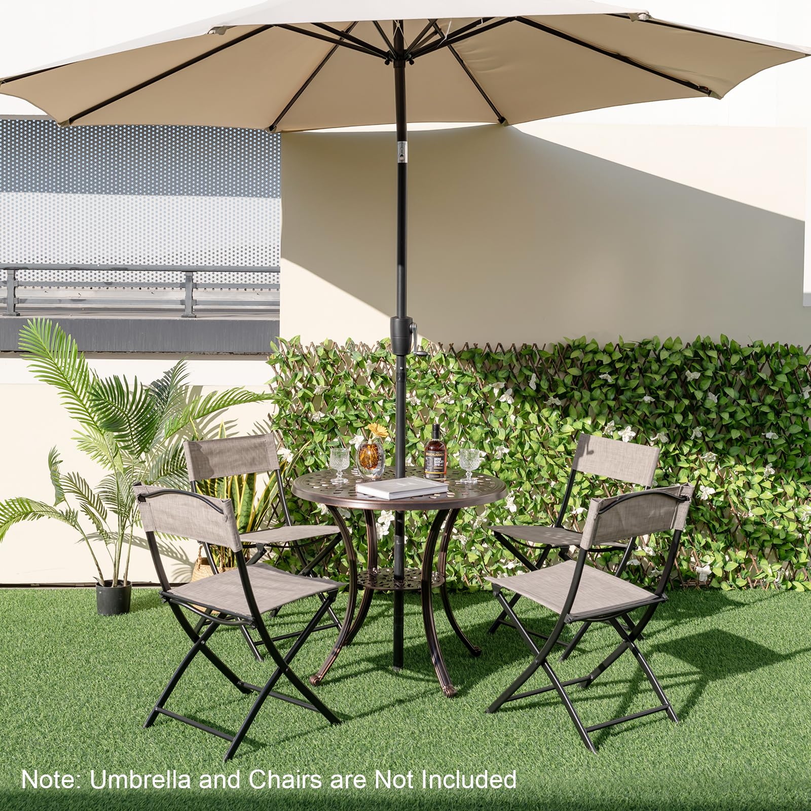 Giantex 31” Patio Bistro Table