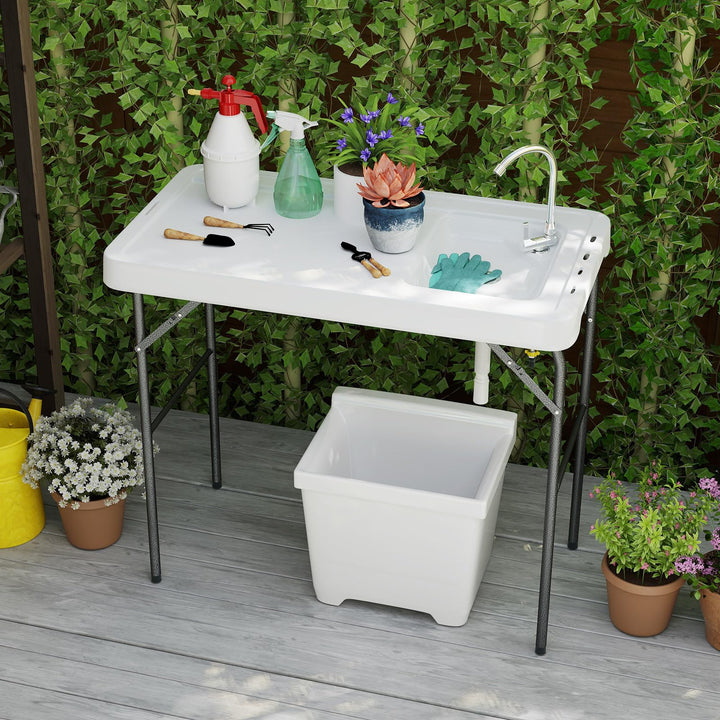 Giantex Portable Fish Cleaning Table