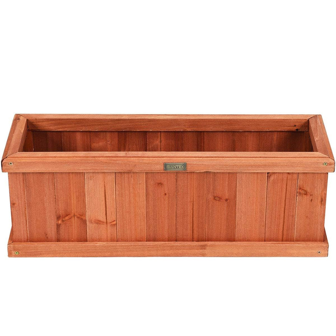 Giantex Raised Garden Bed Set of 2 for Flower Vegetable Herbs