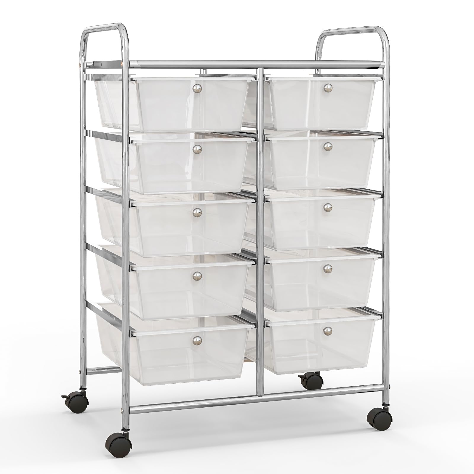 10 Drawers Rolling Cart, Classroom Organizers - Giantex