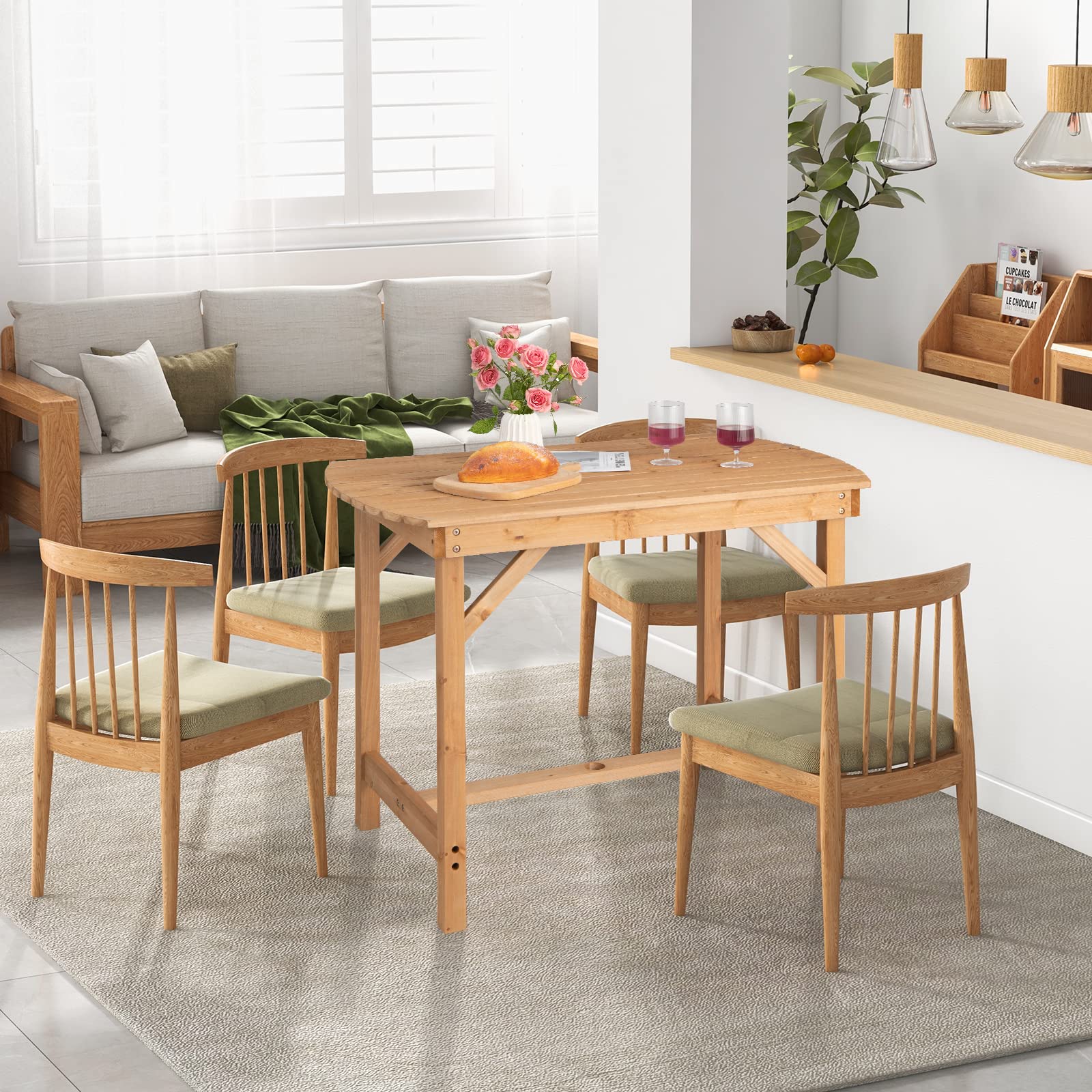 Giantex Patio Dining Table