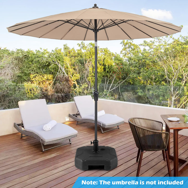 Giantex  - Heavy Duty HDPE Market Table Umbrella Pole Holder for Outdoor