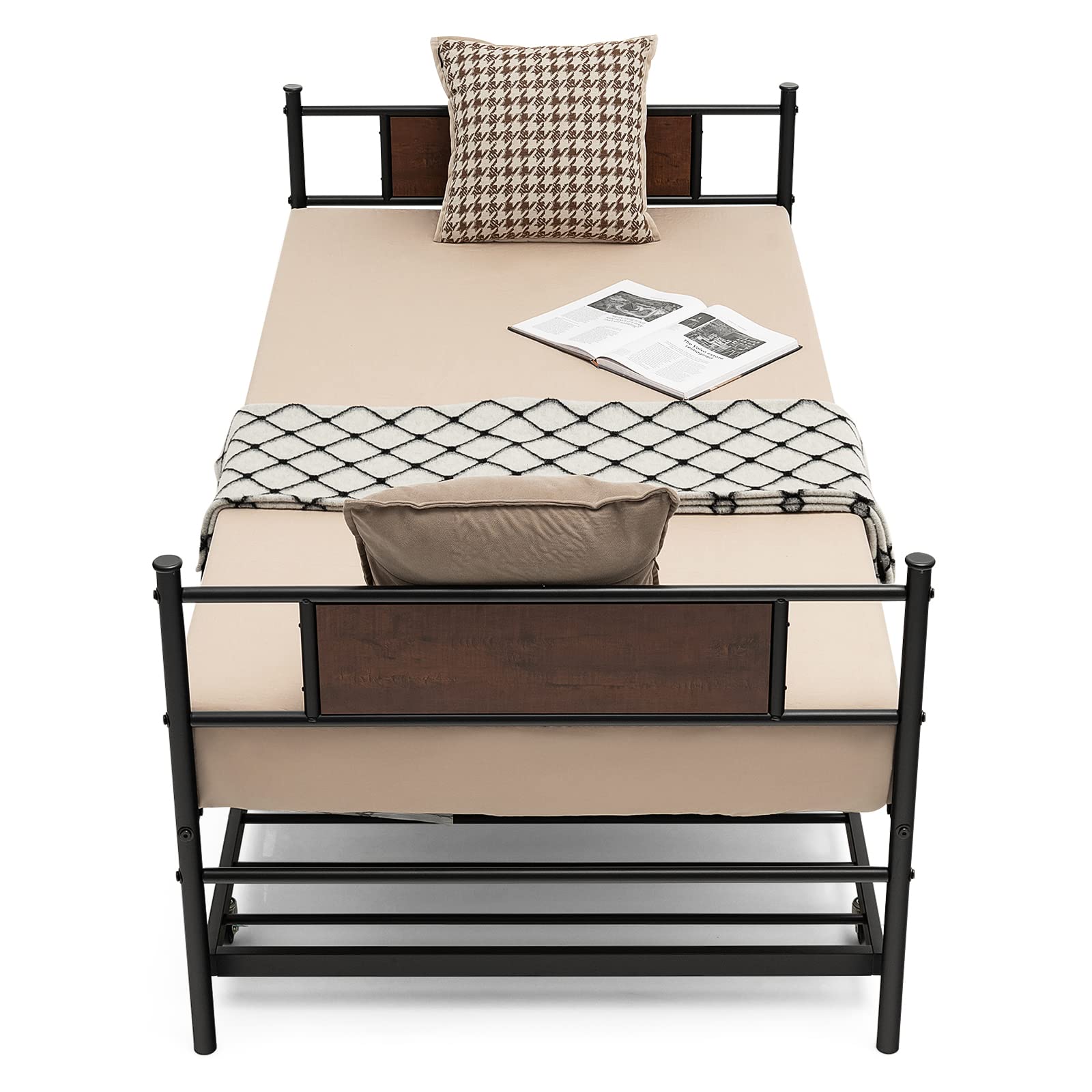 Giantex Twin Daybed with Pullout Trundle