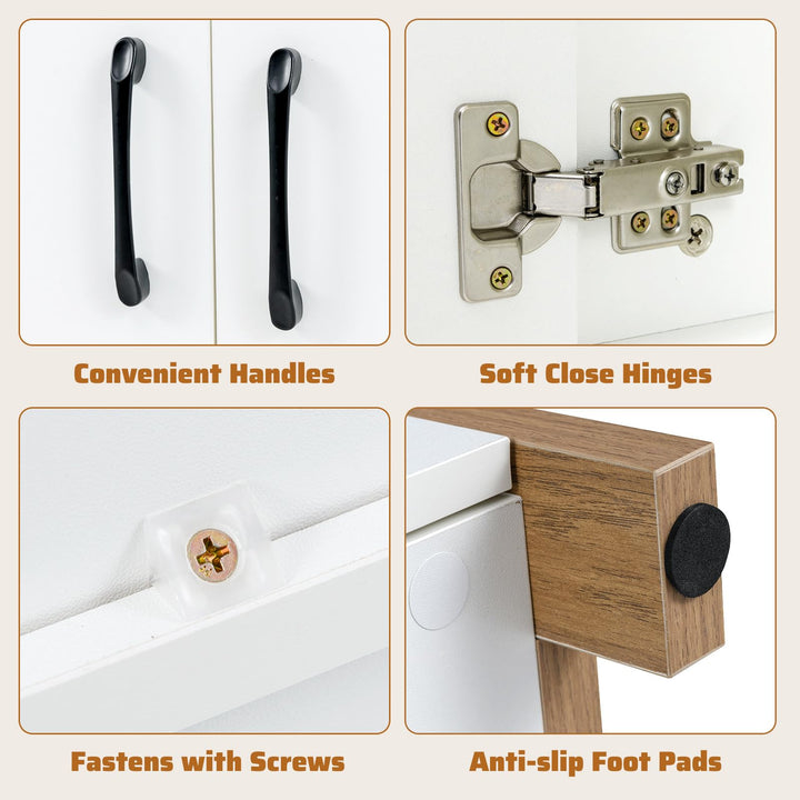 Giantex Buffet Sideboard with Pull-Out Shelf