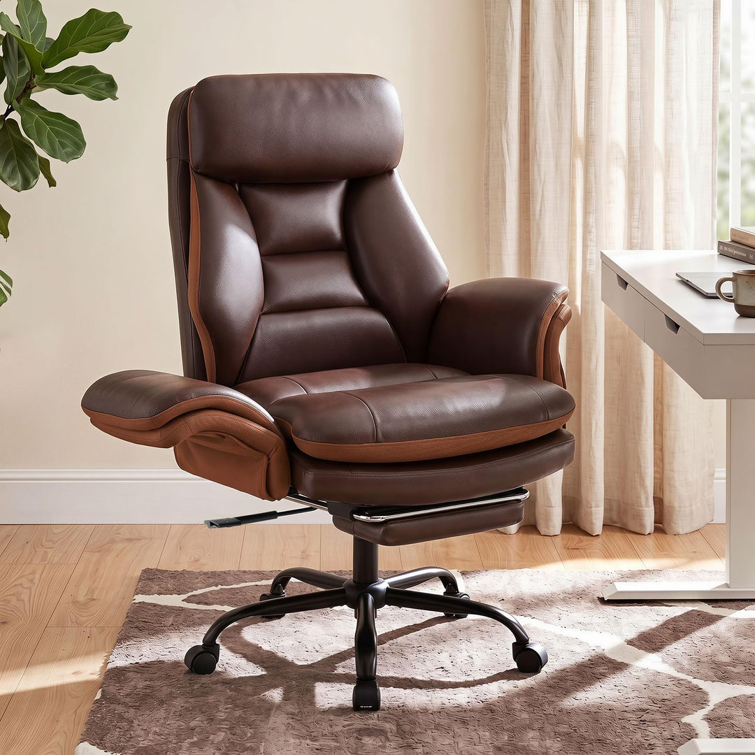 Giantex Big &amp; Tall Office Chair with Adjustable Armrest