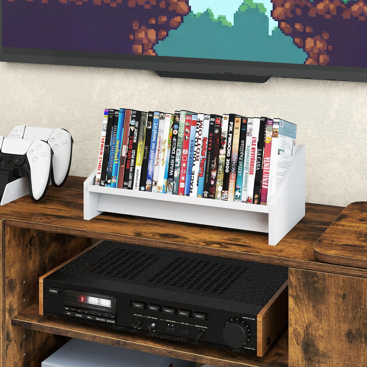 Giantex Wood Desktop Bookshelf Tilting Tabletop Bookcase