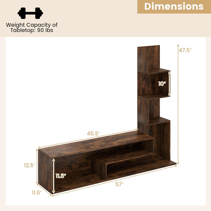 Giantex L Shaped TV Stand for TVs up to 50"