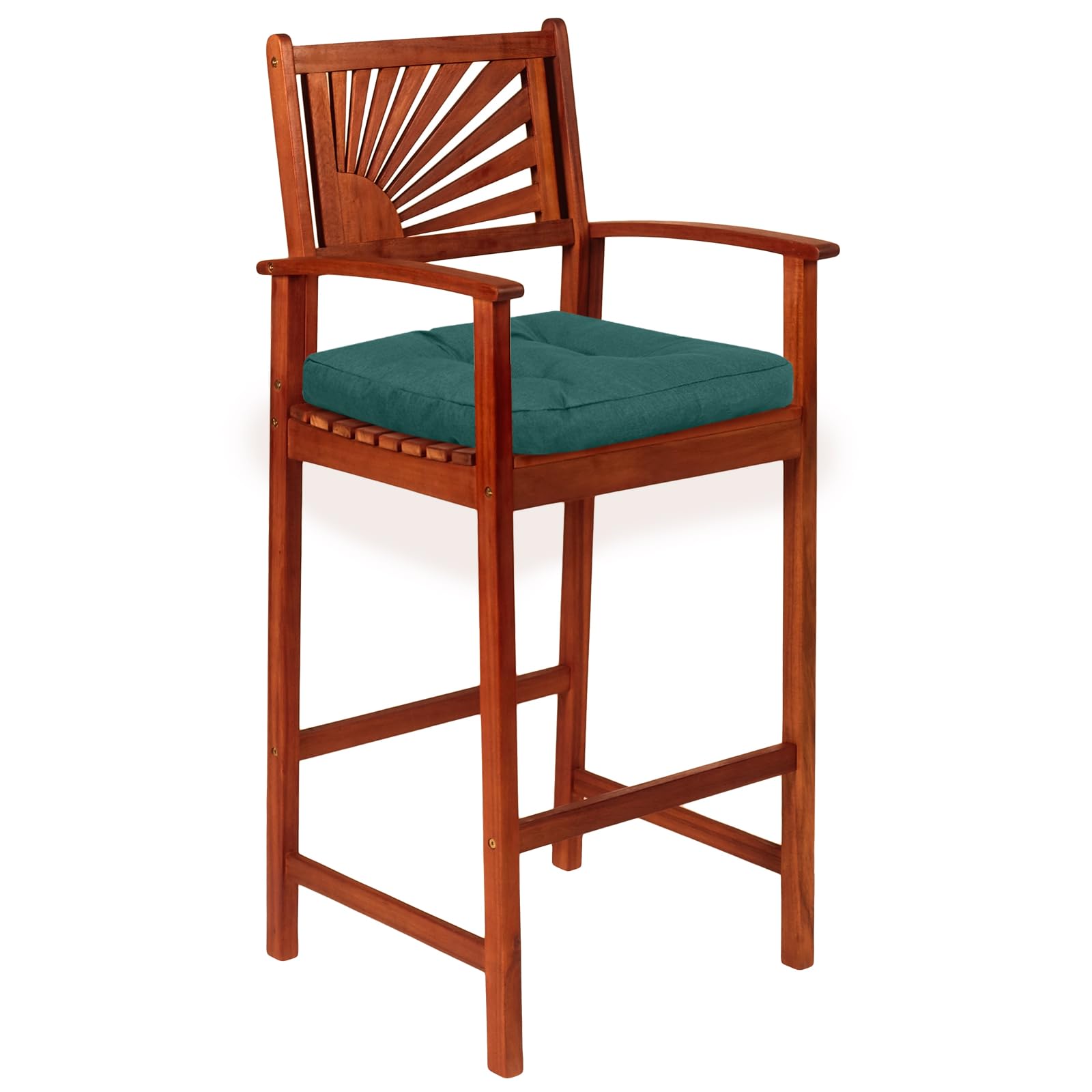 Chair Cushions for Dining Chairs 4 Pack, 17.5” x 17”U-Shaped Chair Pads with Polyester Cover