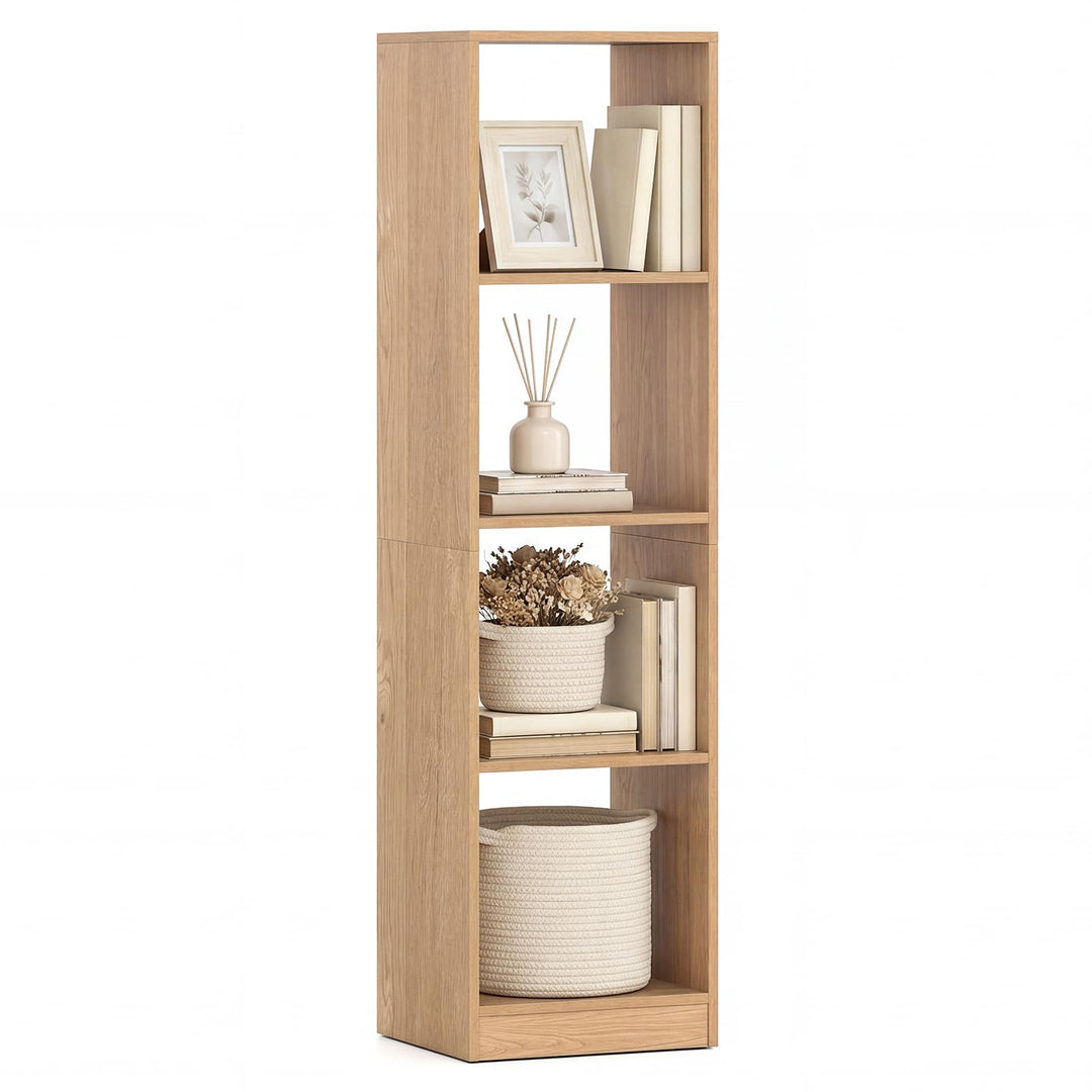 Giantex 56" Tall 4 Cube Bookcase for Small Place