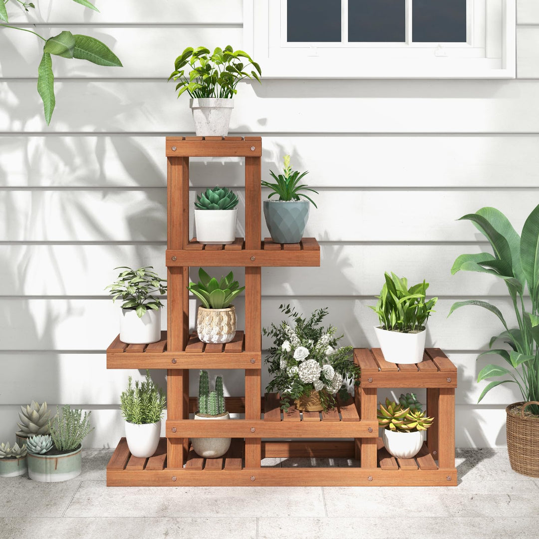 Giantex 6 Tier Wood Plant Stand