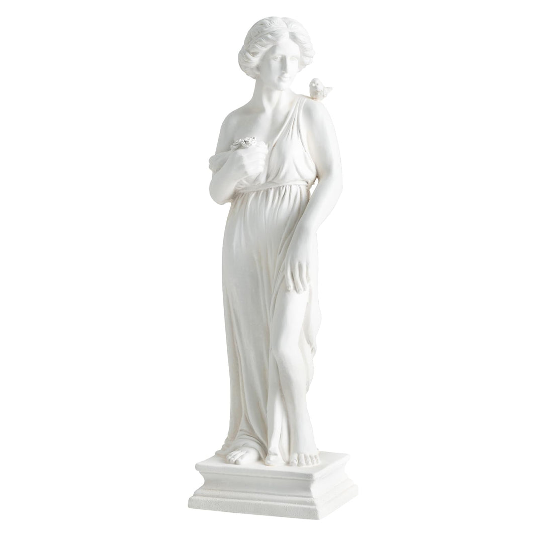 Giantex 31.5" Greek Goddess Statue with Bird