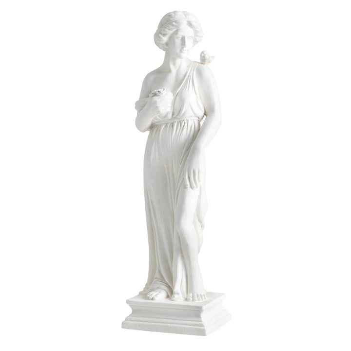Giantex 31.5" Greek Goddess Statue with Bird