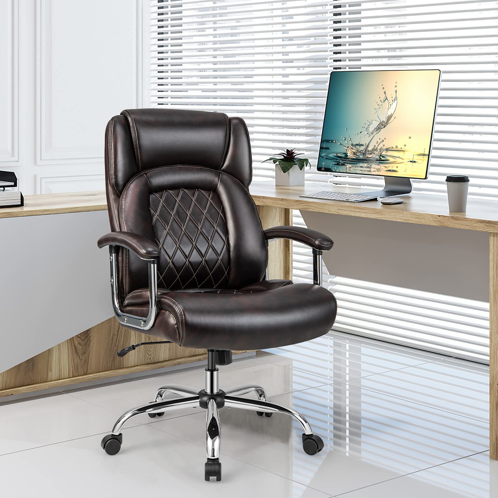 Giantex 500LBS Big and Tall Office Chair