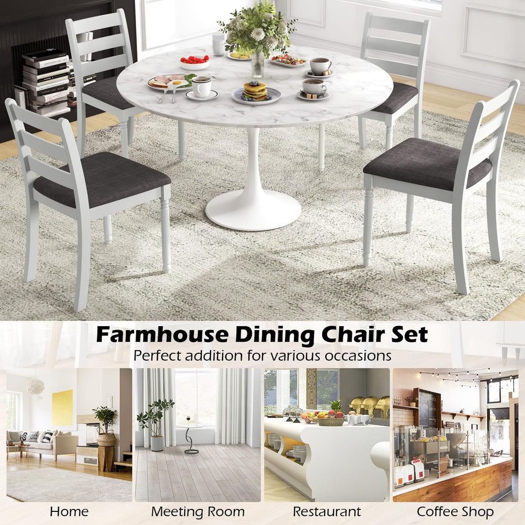 Giantex Wooden Dining Chairs Set