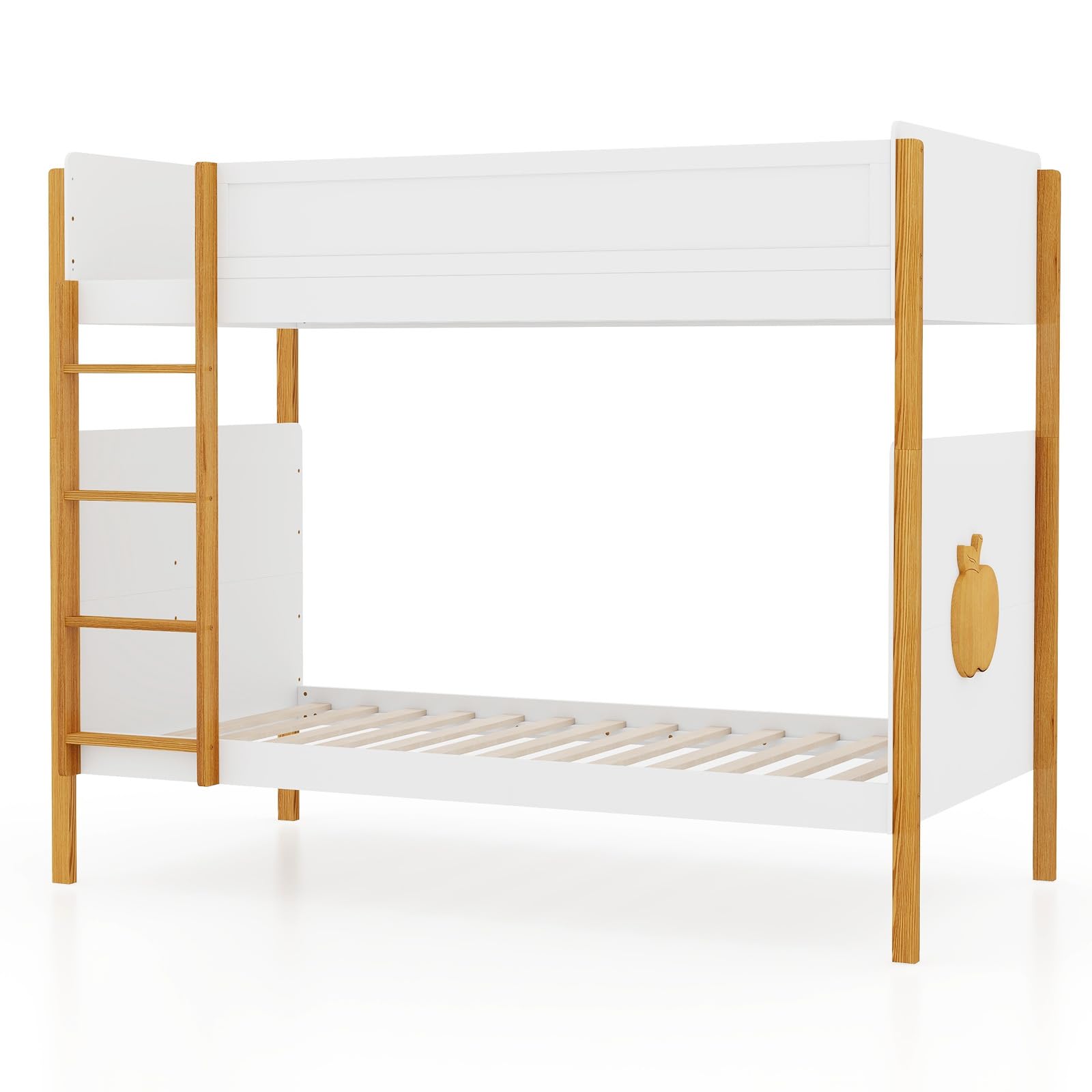 Giantex Wood Twin Over Twin Bunk Bed