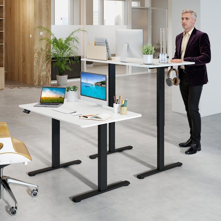 Giantex Electric Standing Desk 48" x 24" Height Adjustable Sit Stand Computer Workstation
