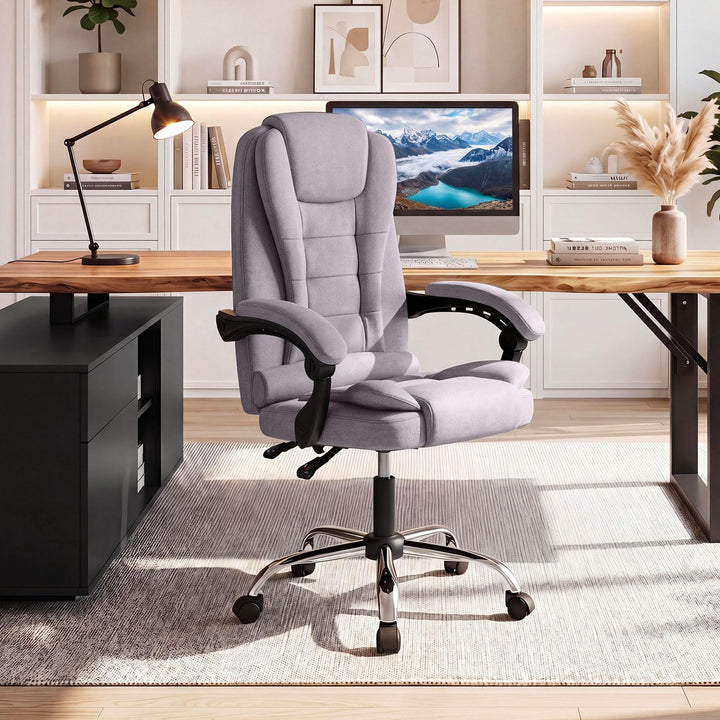 Giantex Office Executive Chair | Ergonomic Big High Back Computer Chair with Linkage Armrests
