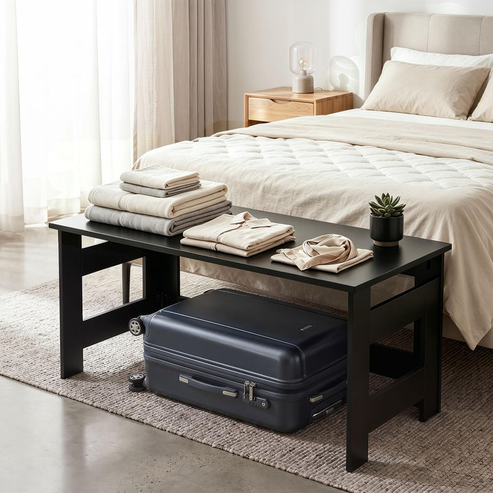 Giantex 31.5" Small Folding Coffee Table with Foldable Legs