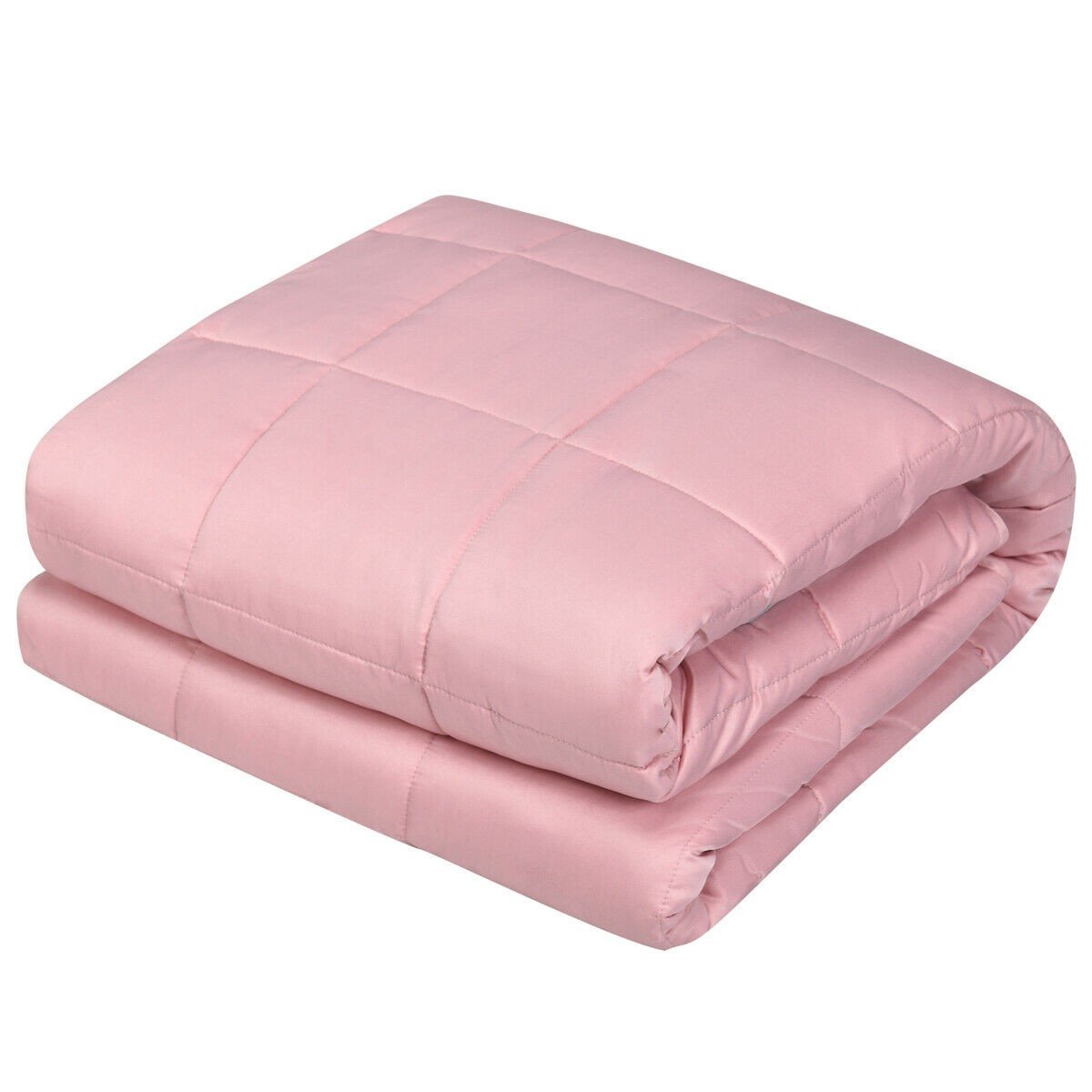 Cooling Weighted Blanket, Luxury Cooling Silk Sewed in Cotton, 41"x60" | 7lbs/10lbs