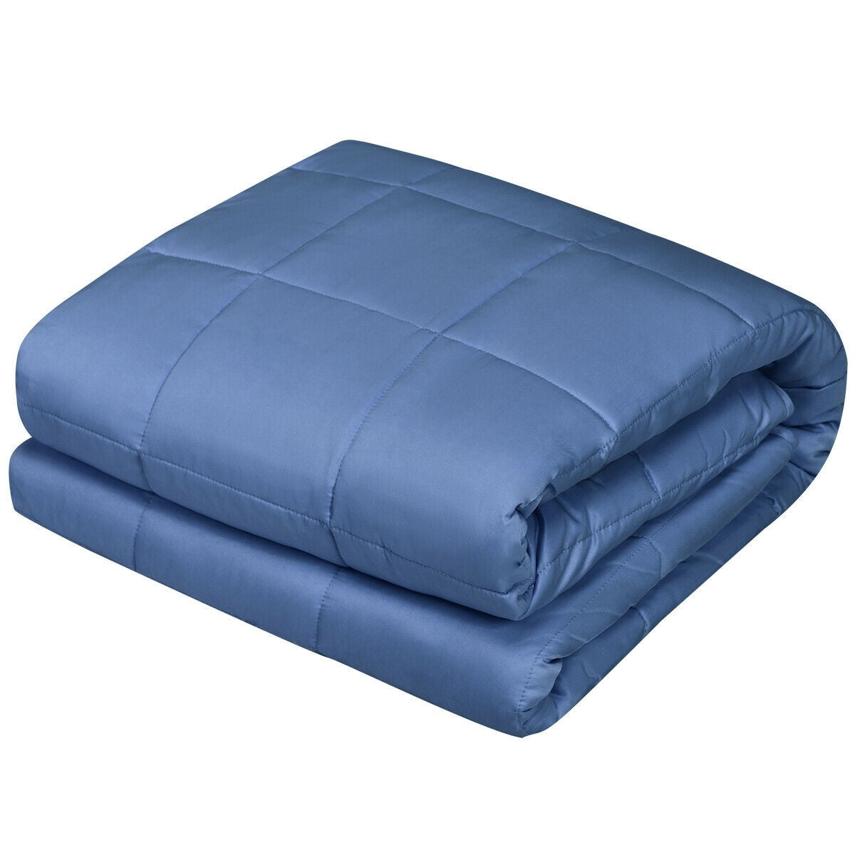 Cooling Weighted Blanket, Luxury Cooling Silk Sewed in Cotton, 41"x60" | 7lbs/10lbs