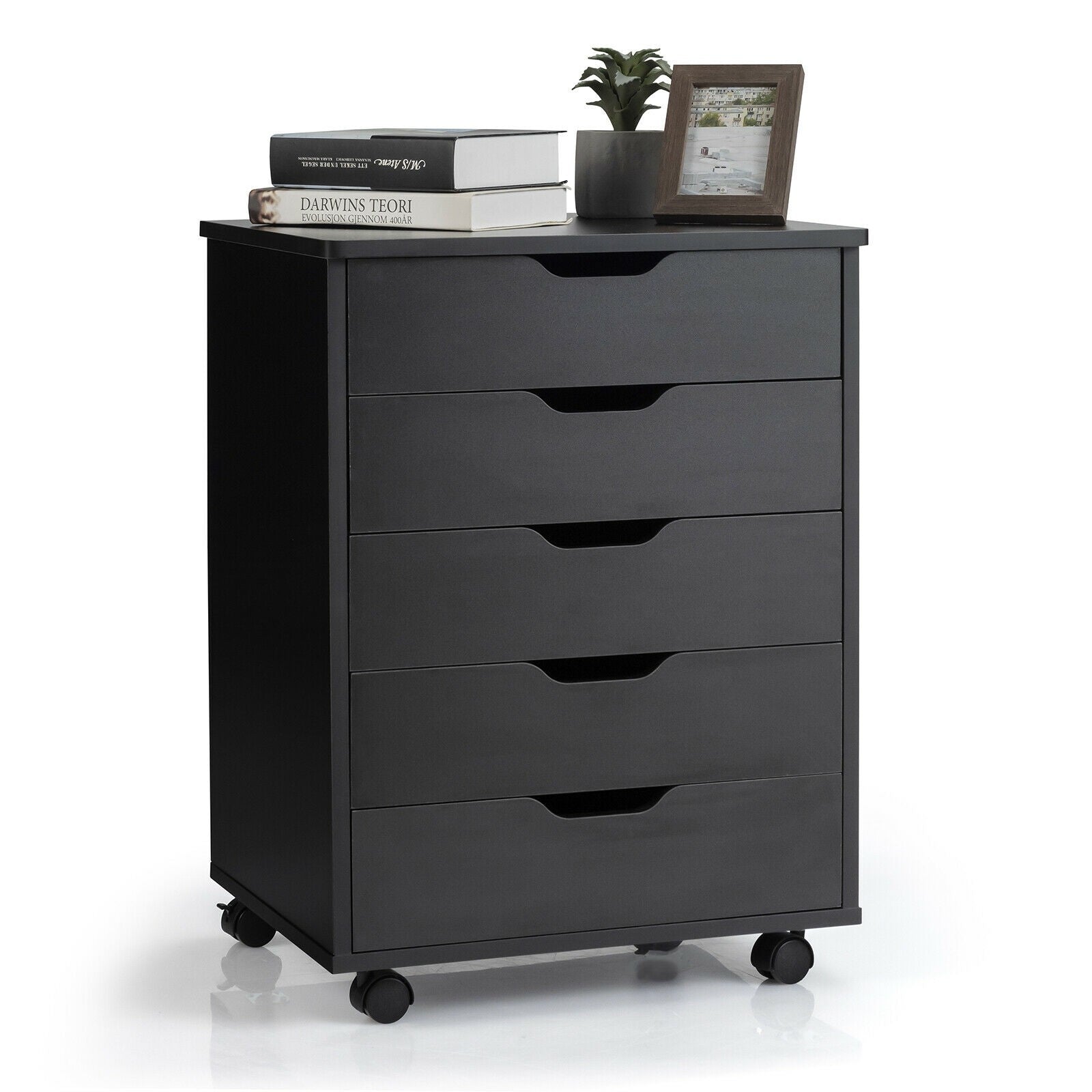 Drawers Cabinet Mobile Lateral Filing Organizer