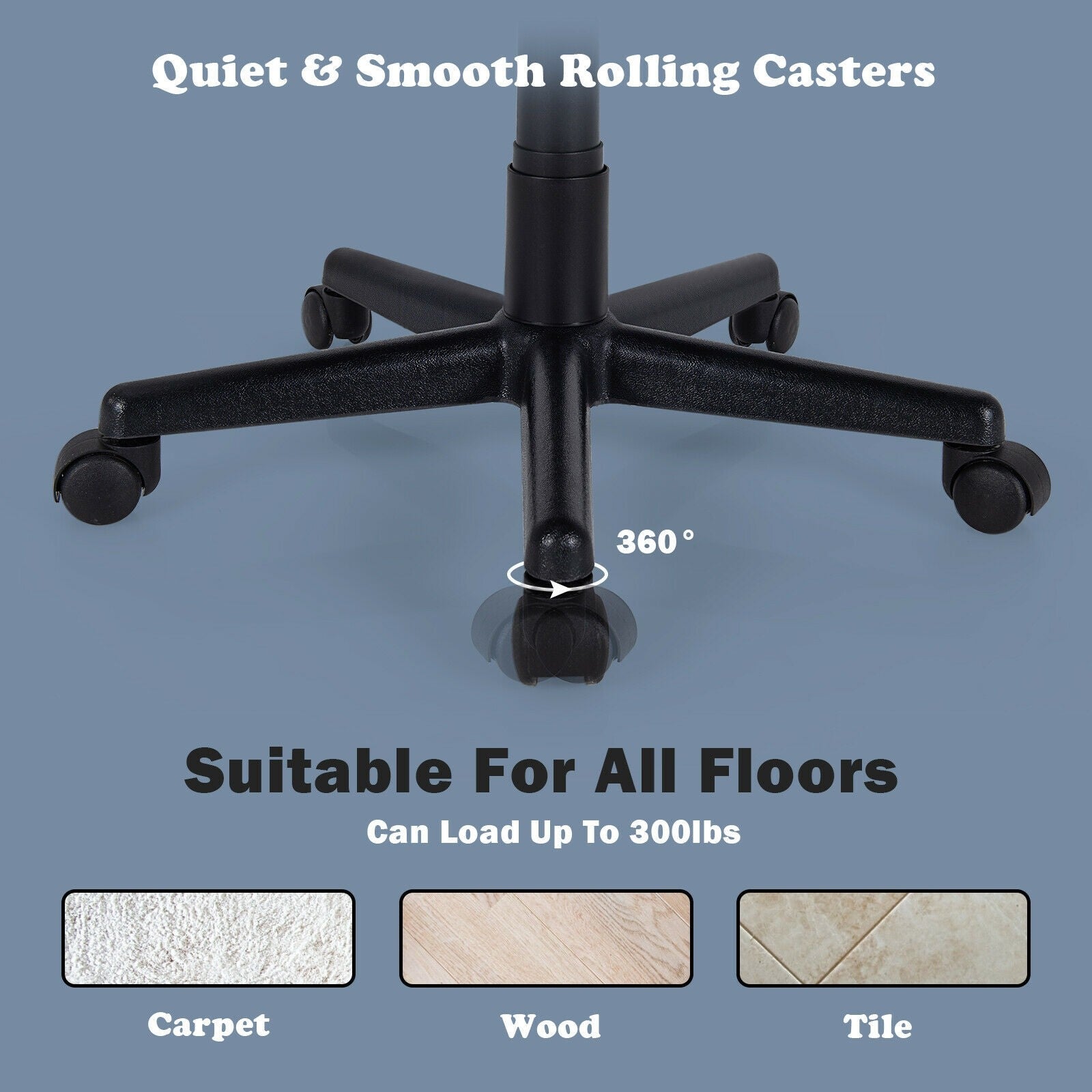 Mesh Office Chair, Mid Back Computer Desk Chair, Ergonomic Executive Chair