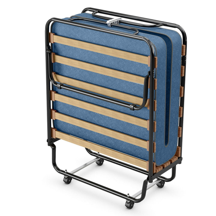 Rollaway Guest Bed W/Foam Mattress