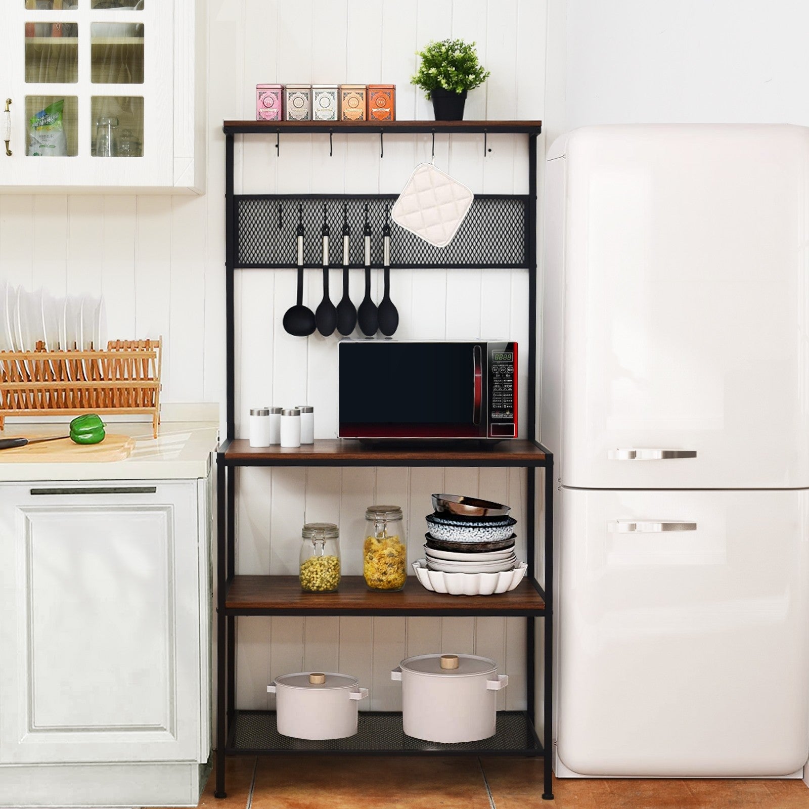 Kitchen Baker's Rack, Industrial Microwave Oven Stand