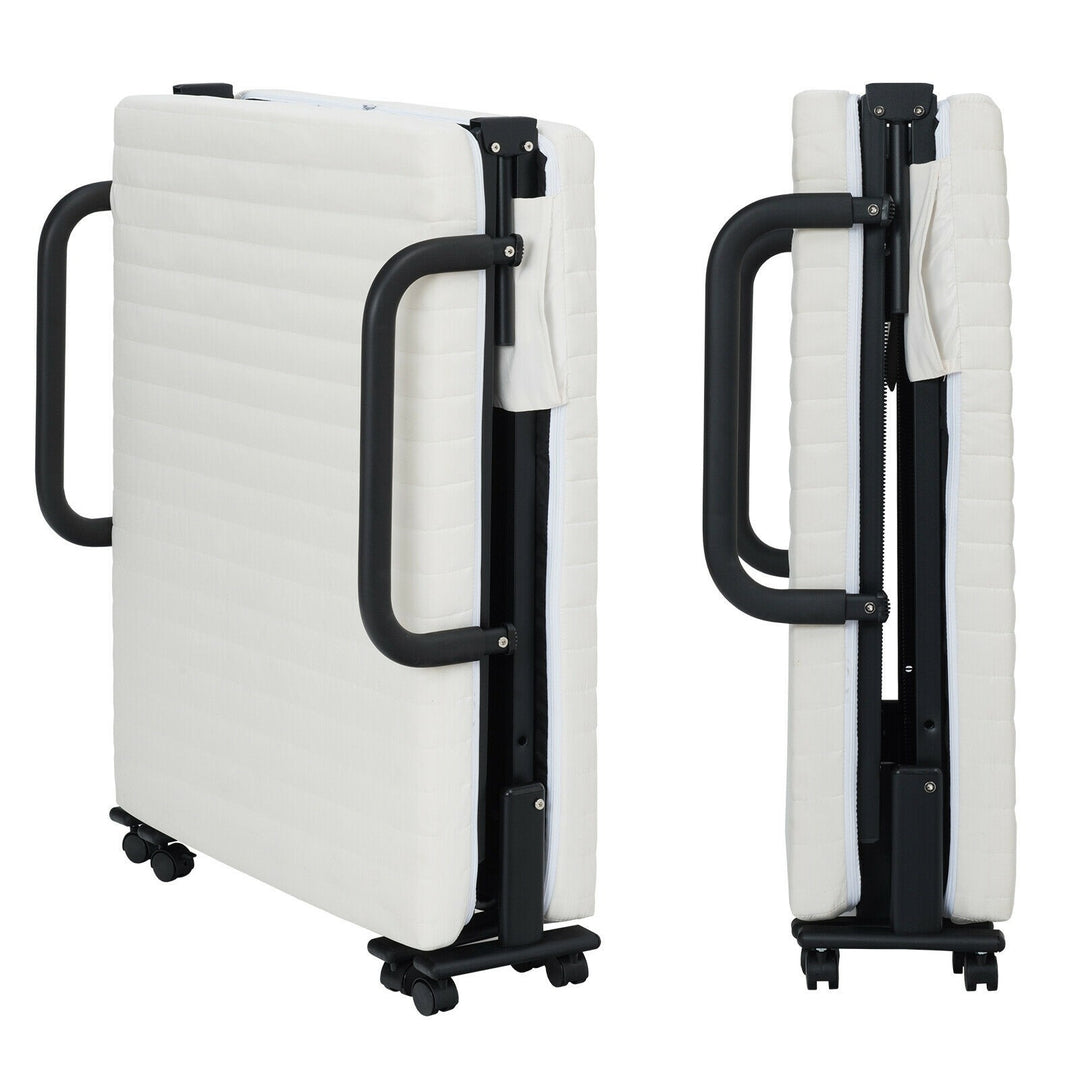 Folding Guest Bed Frame with Mattress