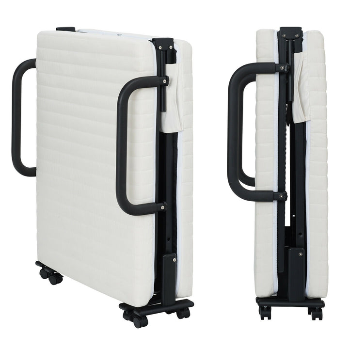 Folding Guest Bed Frame with Mattress