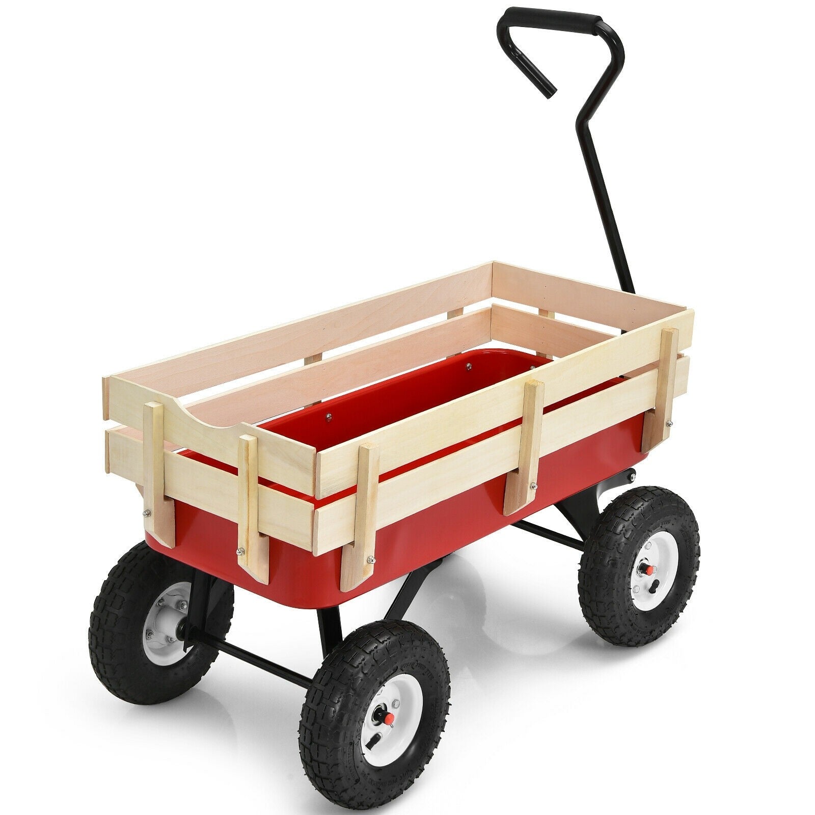 All Terrain Cargo Wagon Wood Railing - Giantexus