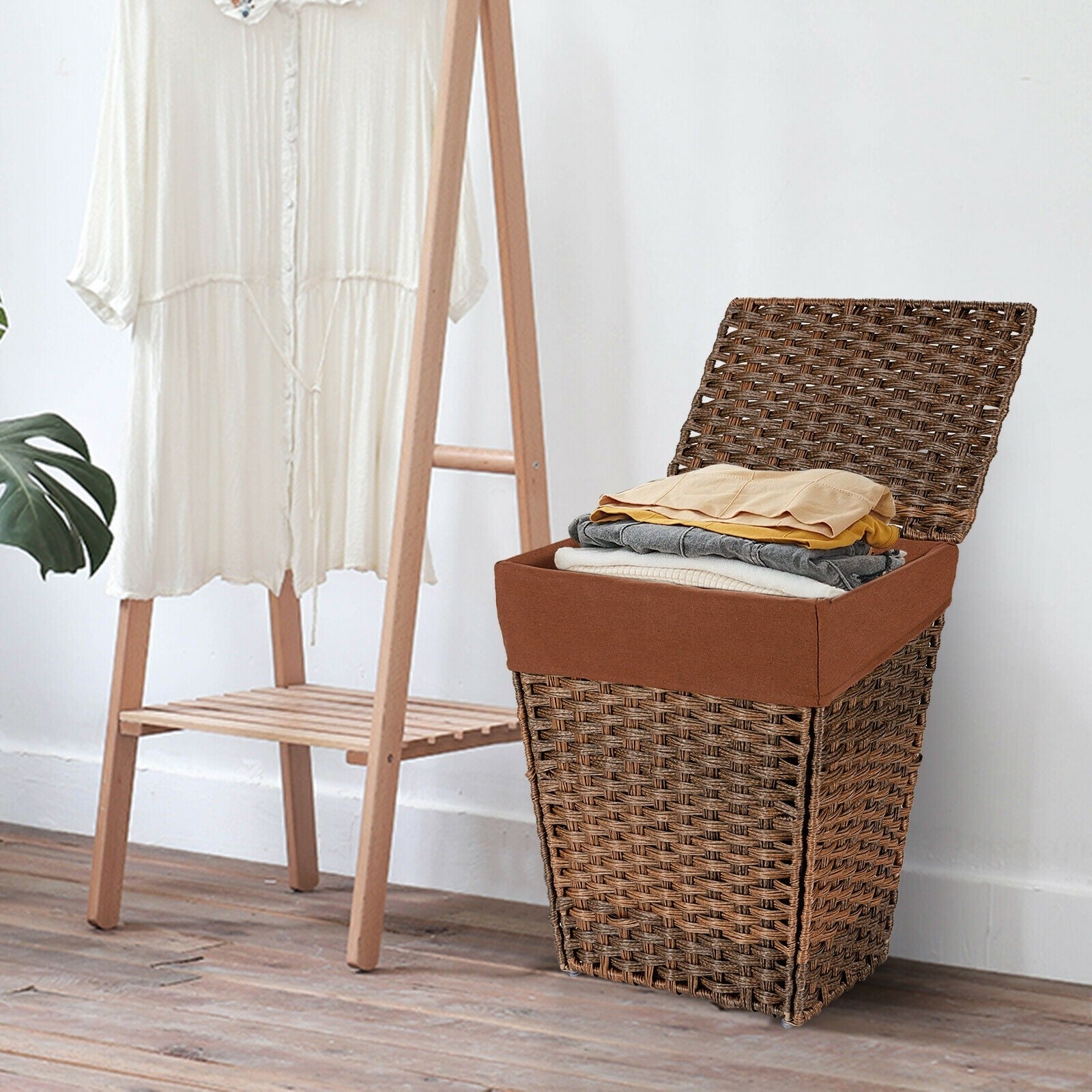 Laundry Hamper with Lid - Giantex