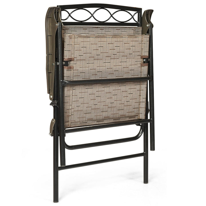 Set of 2 or 4 Patio Chairs, Outdoor Folding Lawn Chairs for Beach