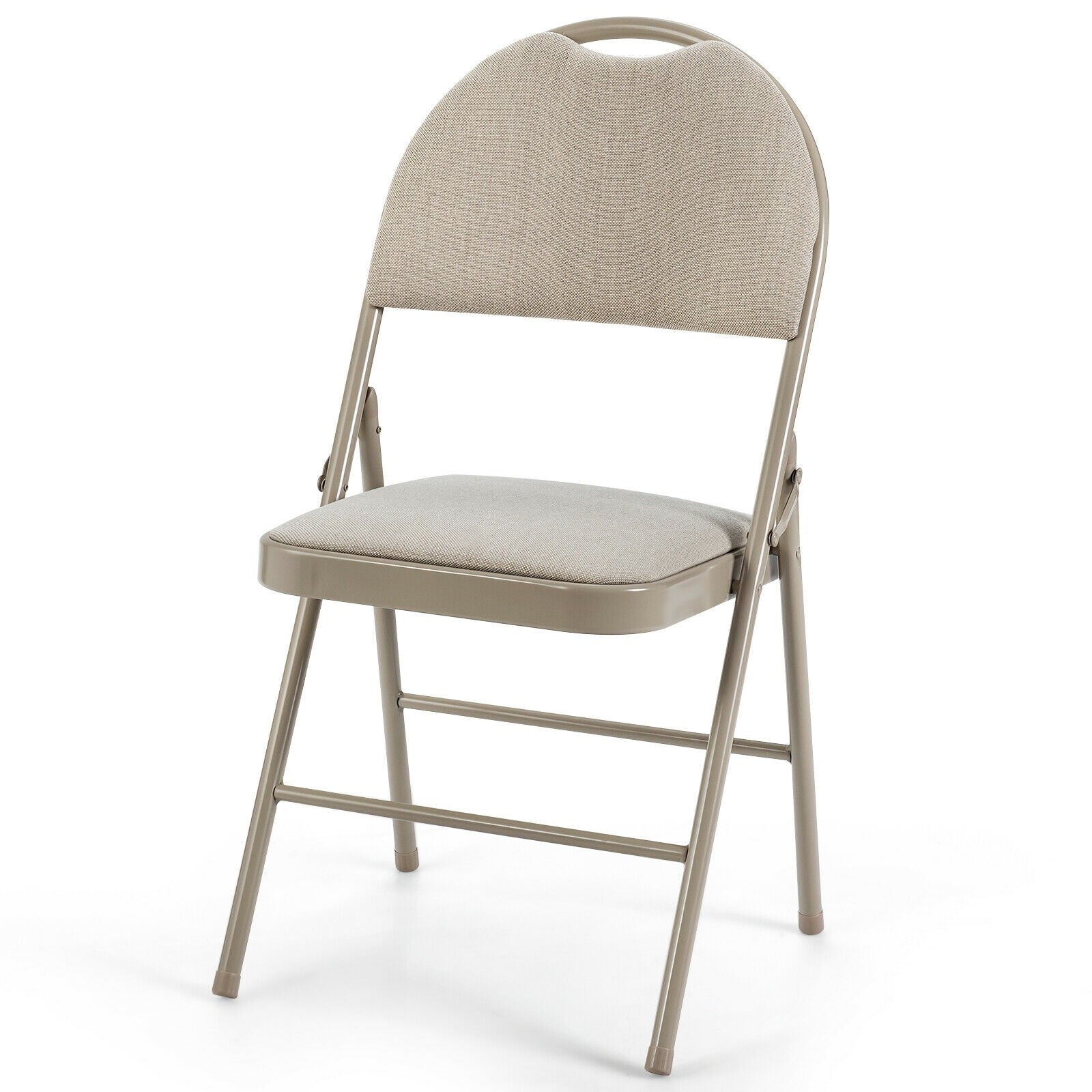 6 PCS Folding Chairs Set Portable Backrest Chair - Giantexus