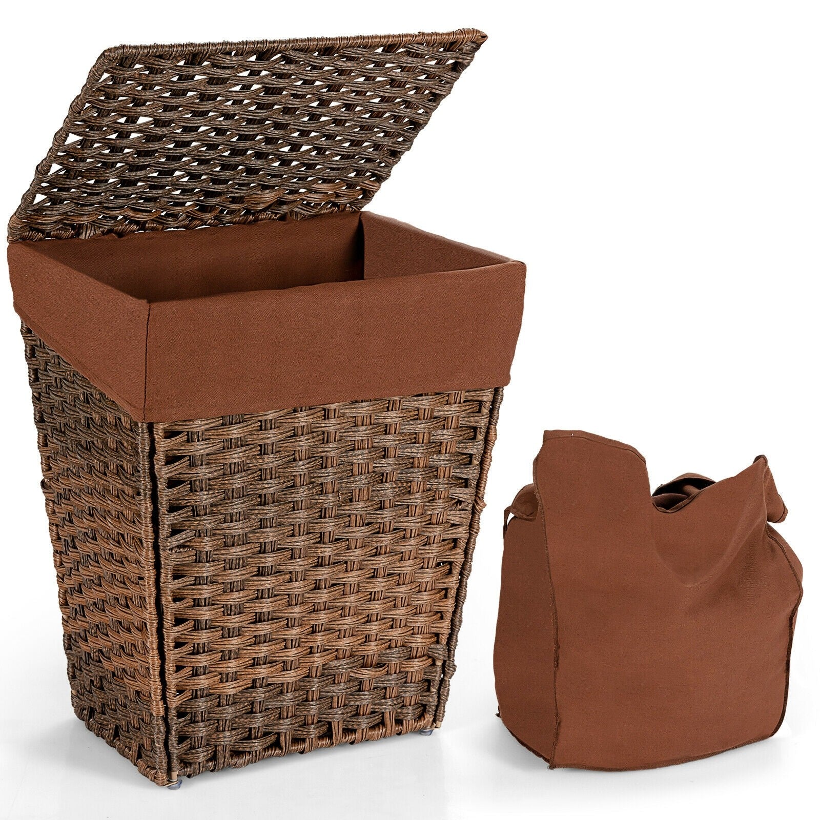 Laundry Hamper with Lid - Giantex