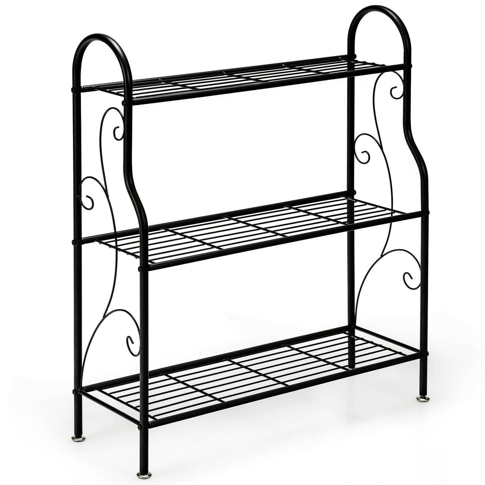Wood Plant Stand, Multi Tier Flower Pot Holder Display Shelf